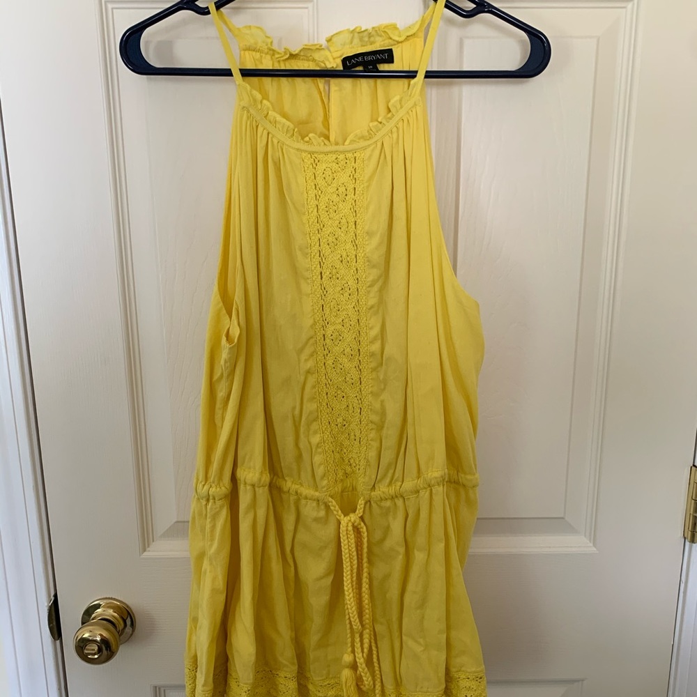 Yellow Lane Bryant tank